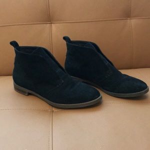 Franco Sarto Black Suede Boots